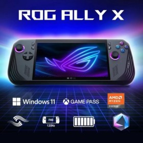 ASUS ROG Ally X - Consola Portátil Gaming 7" FullHD 120Hz AMD Ryzen Z1