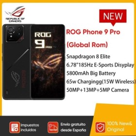 ASUS ROG Phone 9 Pro Snapdragon 8 Elite 6,78 ''185Hz Pantalla de depor