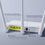 Tenda F3 Router WiFi N300 - Router Inalámbrico a 2,4 GHz WiFi, Punto de Acceso con 3 5dBi Antenas, 3 Puertos LAN/WAN Fast