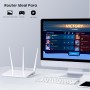 Tenda F3 Router WiFi N300 - Router Inalámbrico a 2,4 GHz WiFi, Punto de Acceso con 3 5dBi Antenas, 3 Puertos LAN/WAN Fast