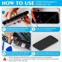 Pegamento Pantalla Movil, Pegamento para Moviles, Pegamento Fuerte para Todo, Adecuado para Pegar Pantallas de Teléfonos