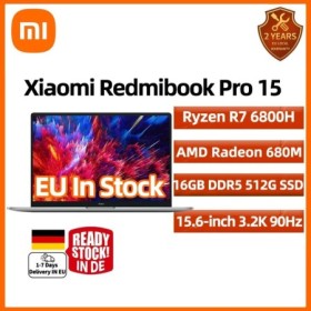 Xiaomi-ordenador portátil Redmibook Pro 15, AMD Ryzen R7 6800H RAM, 16