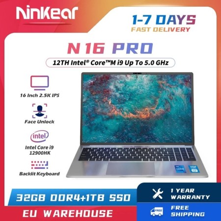 Ninkear N16 PRO Laptop para juegos 12.o Intel i9-12900HK 16 pulgadas 2