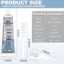 Miioto Silicona Liquida Transparente, Pegamento para Cristal, Pegamento Plastico, Resistente ai Calore, Adecuado para Plástico,