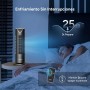 DR.PREPARE Quiet Fan 25dB DC Motor 12W Table Tower Fan 8 Speeds 7m/s Timer Oscillation 80° Sleep Mode with Remote Control for