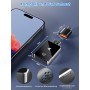 Adaptador Inalámbrico 2 en 1 para CarPlay/Android Auto, PARPAT 2025 Conversión Mejorada de Cable a Inalámbrico con USB/Tipo-C,