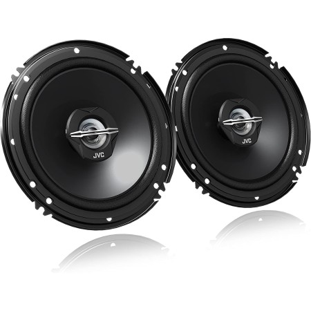 JVC Altavoces Coaxiales para Coche CS-J620X (300W, 16cm, 30W RMS) - Equipo de Audio de 2 Vías, Woofer y Tweeter, Color Negro,