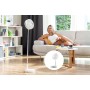 InnovaGoods® Portable Standing Fan, 7200mAh USB Rechargeable Folding Fan with Remote Control, 4 Fan Speed Settings for Bedroom,