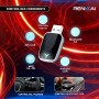 RENKKAI® Super Carplay Inalambrico Bluetooth Coche 2 En 1 Universal + 2 Conectores USB y Tipo C | Adaptador carplay inalambrico