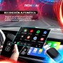 RENKKAI® Super Carplay Inalambrico Bluetooth Coche 2 En 1 Universal + 2 Conectores USB y Tipo C | Adaptador carplay inalambrico