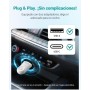 Mejorado 2025-2-en-1 Adaptador inalámbrico CarPlay y Android Auto, OTTOCAST Mini para iOS 10+ y Android 11+, Convierte CarPlay