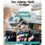 Mejorado 2025-2-en-1 Adaptador inalámbrico CarPlay y Android Auto, OTTOCAST Mini para iOS 10+ y Android 11+, Convierte CarPlay