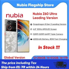 ZTE Nubia Z60 Ultra Leading Version Smartphone Snapdragon 8 Gen 3 5G L