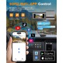Dashcam, 4K+1080P Dash CAM Coche, WiFi Camara Coche con CPL, Camara Coche Grabadora con Tarjeta 64G, Super Visión, Gran 170°,