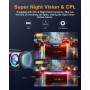 Dashcam, 4K+1080P Dash CAM Coche, WiFi Camara Coche con CPL, Camara Coche Grabadora con Tarjeta 64G, Super Visión, Gran 170°,
