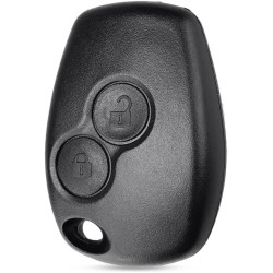 AUTOZOCO Carcasa Mando Llave del Coche 2 Botones,Funda de Llave de 2 Botones,Compatible con Renault Clio,Twingo,Megane,Laguna y