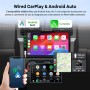 Radio Coche 1 DIN con CarPlay y Android Auto - Pantalla Táctil de 7 Pulgadas, Autoradio con Bluetooth y Soporte Mirror Link para