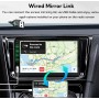 Radio Coche 1 DIN con CarPlay y Android Auto - Pantalla Táctil de 7 Pulgadas, Autoradio con Bluetooth y Soporte Mirror Link para