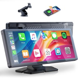 Volam Inalámbrico Carplay Pantalla Coche,Para Apple Carplay&Android Auto,9.26 Pulgadas Pantalla táctil IPS Pantalla, Automóviles