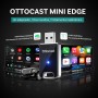 (Nuevo Modelo 2025) OTTOCAST Adaptador Inalámbrico 2 en 1 Carplay Android Auto, OTTO CAST Mini Edge para iOS 10+ y Android 11+,