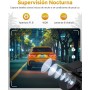 Cámara de Coche WiFi GKU Dashcam UHD 4K 2160P con Tarjeta 64G, Super Visión Nocturna, WDR, Diseño Ultra-Compacto, Gran Angular