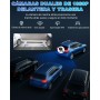Pantalla Coche, 9" Pantalla Carplay Coche para Apple y Android con Cámara Trasera y Delantera HD 1080P, Navegación GPS, Sonido