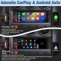 Hexinex Radio de Coche 1 DIN Universal con Carplay y Android Auto Inalámbrico,Autoradio 1 DIN con Pantalla Táctil de 6.36