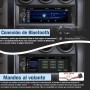 Hexinex Radio de Coche 1 DIN Universal con Carplay y Android Auto Inalámbrico,Autoradio 1 DIN con Pantalla Táctil de 6.36