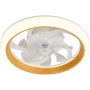 DUPI Ceiling Fan with LED Light TURBO AIR | Silent DC Motor 16W | 6 Speeds | Remote Control and App | Dimmable Light 3000K-6500K
