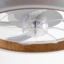 DUPI Ceiling Fan with LED Light TURBO AIR | Silent DC Motor 16W | 6 Speeds | Remote Control and App | Dimmable Light 3000K-6500K