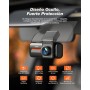 iZEEKER 4K Dashcam Frontal y Trasera, WiFi 6 Dash CAM Coche con Tarjeta 32G, 4K+1080P Camara Coche, Pantalla de 2.99", App,