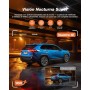 iZEEKER 4K Dashcam Frontal y Trasera, WiFi 6 Dash CAM Coche con Tarjeta 32G, 4K+1080P Camara Coche, Pantalla de 2.99", App,