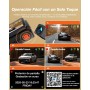 iZEEKER 4K Dashcam Frontal y Trasera, WiFi 6 Dash CAM Coche con Tarjeta 32G, 4K+1080P Camara Coche, Pantalla de 2.99", App,