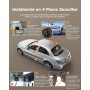 iZEEKER 4K Dashcam Frontal y Trasera, WiFi 6 Dash CAM Coche con Tarjeta 32G, 4K+1080P Camara Coche, Pantalla de 2.99", App,