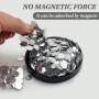 DWFEYOI 100 piezas de placas de metal autoadhesivas de 15 × 0,3 mm, placas de metal adhesivas, base adhesiva para imanes, placas
