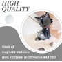 DWFEYOI 100 piezas de placas de metal autoadhesivas de 15 × 0,3 mm, placas de metal adhesivas, base adhesiva para imanes, placas