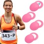 NJCXOLA Dorsales Running, 4 Pares Imanes Porta Dorsal Running, Fijación Magnética Dorsal, Imanes Porta Dorsales para La Fijación