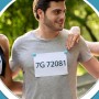 NJCXOLA Dorsales Running, 4 Pares Imanes Porta Dorsal Running, Fijación Magnética Dorsal, Imanes Porta Dorsales para La Fijación