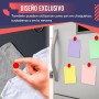 VERY IMPORTANT RUNNER - Pack de 4 Imanes Deportivos con Bolsa Impermeable - Imanes Sujeta Dorsales para Running y Triatlón 18mm