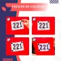 VERY IMPORTANT RUNNER - Pack de 4 Imanes Deportivos con Bolsa Impermeable - Imanes Sujeta Dorsales para Running y Triatlón 18mm
