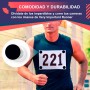 VERY IMPORTANT RUNNER - Pack de 4 Imanes Deportivos con Bolsa Impermeable - Imanes Sujeta Dorsales para Running y Triatlón 18mm