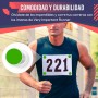 VERY IMPORTANT RUNNER - Pack de 4 Imanes Deportivos con Bolsa Impermeable - Imanes Sujeta Dorsales para Running y Triatlón 18mm