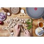 Tefal Natural On Wok Frying Pan 28 cm Heavy Duty Mineral Coating, Thermo-Signal, Thermo-Fusion, Deep Shape, All Hobs, Oven Safe,