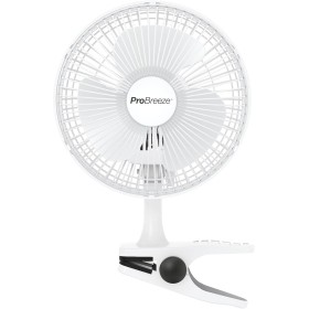 Pro Breeze Mini Desktop Fan with Clip I Small Electric Fan with Ultra Quiet Operation and 2 Speed Settings I 15W for Home, Bed,