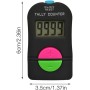 IWILCS Contador de Mano Digital, Contador Digital Deportivo de Golf de 2 Piezas, Clicker Manual de sustracción electrónica,