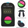 IWILCS Contador de Mano Digital, Contador Digital Deportivo de Golf de 2 Piezas, Clicker Manual de sustracción electrónica,