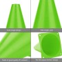 Alomejor 6pcs 18cm Conos Deportivos Conos de Entrenamiento de fútbol Marcador Tráfico Cono