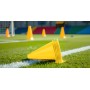 Alomejor 6pcs 18cm Conos Deportivos Conos de Entrenamiento de fútbol Marcador Tráfico Cono