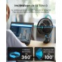 Pro Breeze Mini Desktop Fan with Clamp I Small Electric Fan with Ultra Quiet Operation and 2 Speed Settings I 15W for Home, Bed,