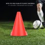 Alomejor 6pcs 18cm Conos Deportivos Conos de Entrenamiento de fútbol Marcador Tráfico Cono